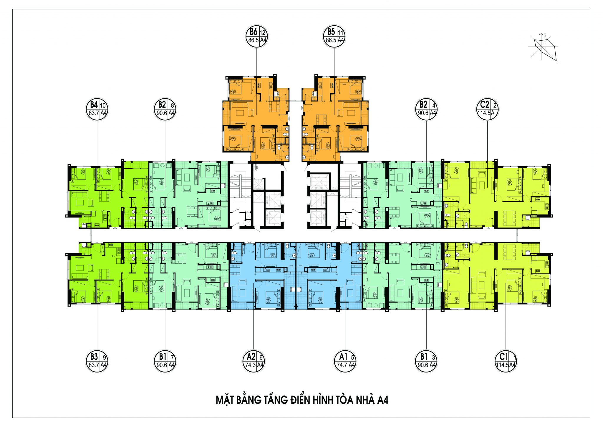 MẶT BẰNG CHUNG CƯ AN BÌNH CITY