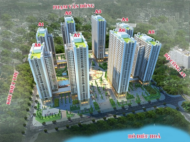 Hình ảnh tổng quan chung cư An Bình City