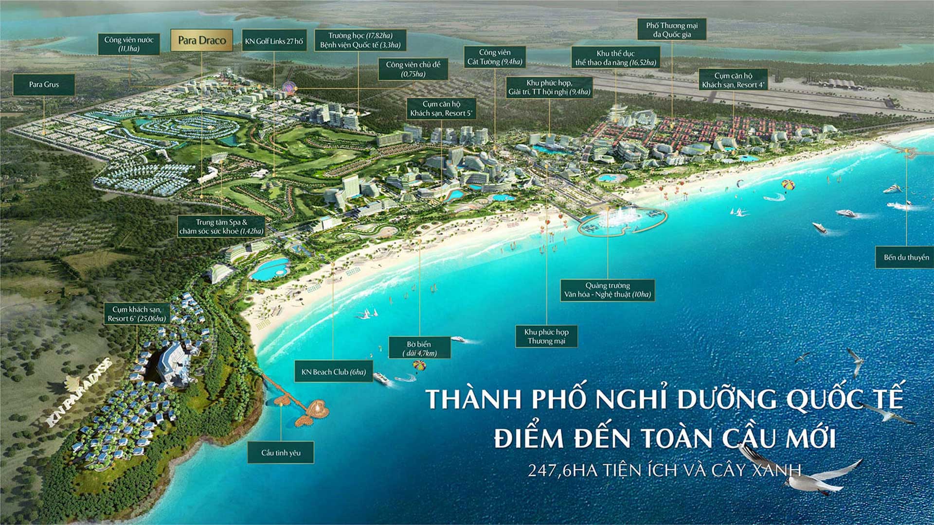 Tiện ích CaraWorld  Cam Ranh