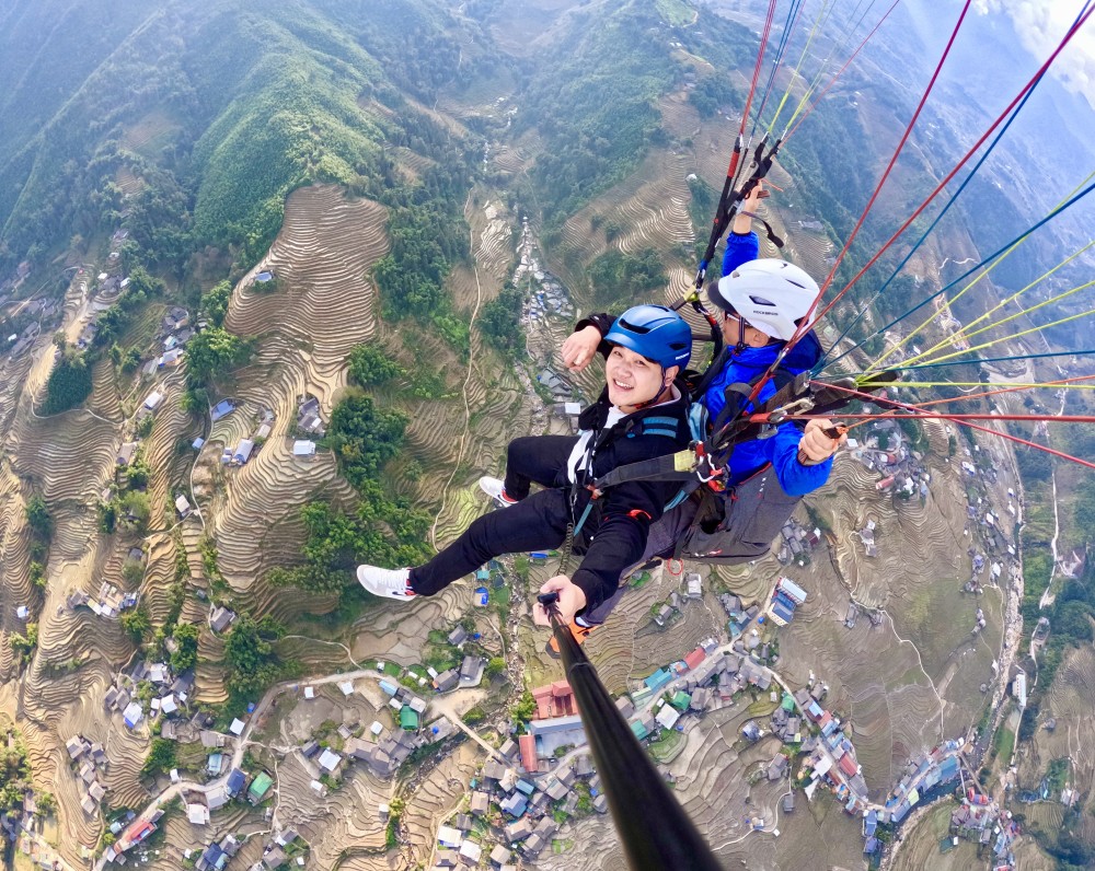 Trải nghiệm bay dù lượn Sapa